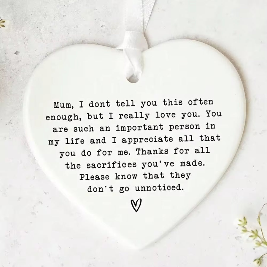 Mum Gift | Acrylic Mum Keepsake Mum's Birthday | Present For Mom | Mothers Day Gift | Mum Gift | Thank You Mum | Mother Gift